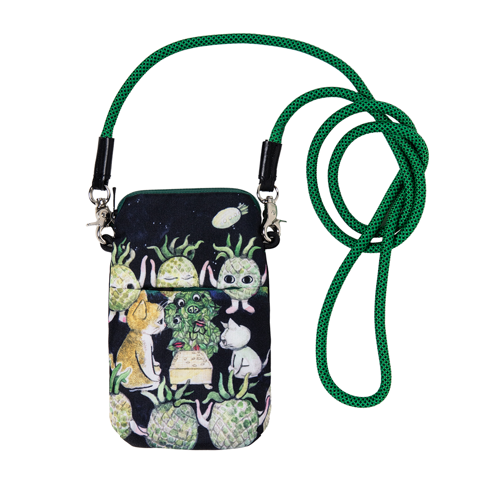 ヒグチユウコ将棋会館棋の音コラボグッズサコッシュ 